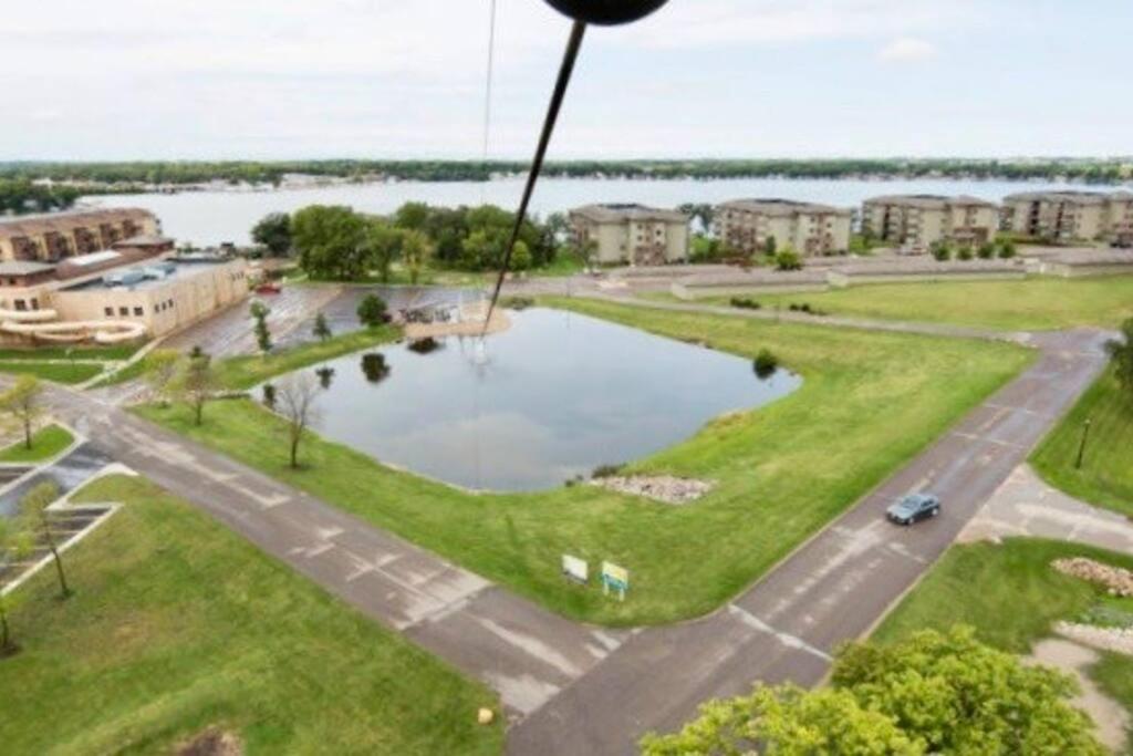 Boho Bungalow On The Pond W/ Hot Tub Arnolds Park Luaran gambar